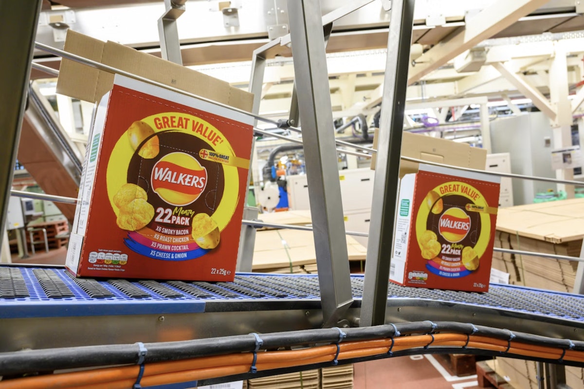 Walkers eliminará 250 toneladas métricas de plástico virgen de sus