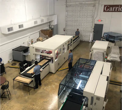 Garrido Printing Equipment abrió su Centro de Entrenamiento en Fábrica en 2022 para brindarles a los clientes una experiencia FAT de primera clase.