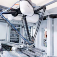 La mecánica del robot abierto de Codian se puede combinar con cualquier plataforma de control y se utiliza para tareas precisas pick and place, como las de los envases de cosméticos.