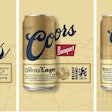 El diseño del empaque de la colección Coors Banquet Legacy incluyó tres diseños de latas, cada uno de los cuales se remontaba a una era diferente del pasado de la marca, una lectura.