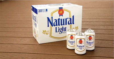 Nuevo diseño de empaque para Natural Light. El nuevo diseño de empaque de lata vintage de Natural Light es una oda a uno de los primeros diseños de la marca de 1979.
