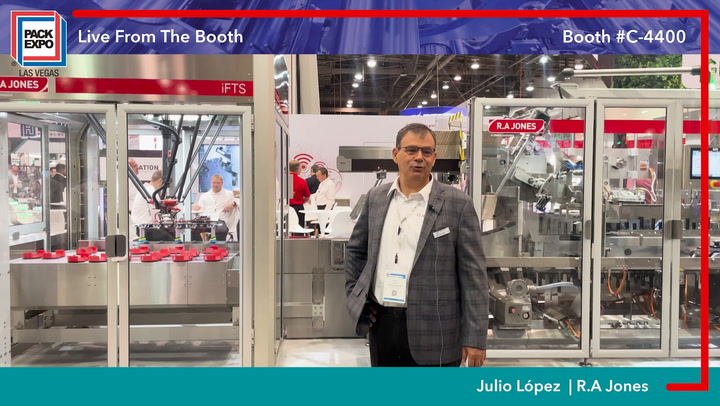 R a Jones Lanza En Pack Expo Sistema Que Agrupa, Orienta Y Coloca Capas De Productos Para Embalaje
