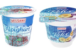 Yogur Milsani con empaque con marca de agua digital.