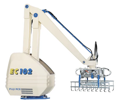Robótica de embalaje: Fuji Robotics North America - el robot paletizador EC-102