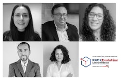 Lizeth Manríquez, Jorge Maquita, Nydia Suppen Reynaga, Jesús Núñez y Luiza Adelita de Andrade participaron en el panel 'Perspectivas y megatendencias para acelerar la innovación en empaques centrada en los consumidores', durante PACKEvolution 2023.