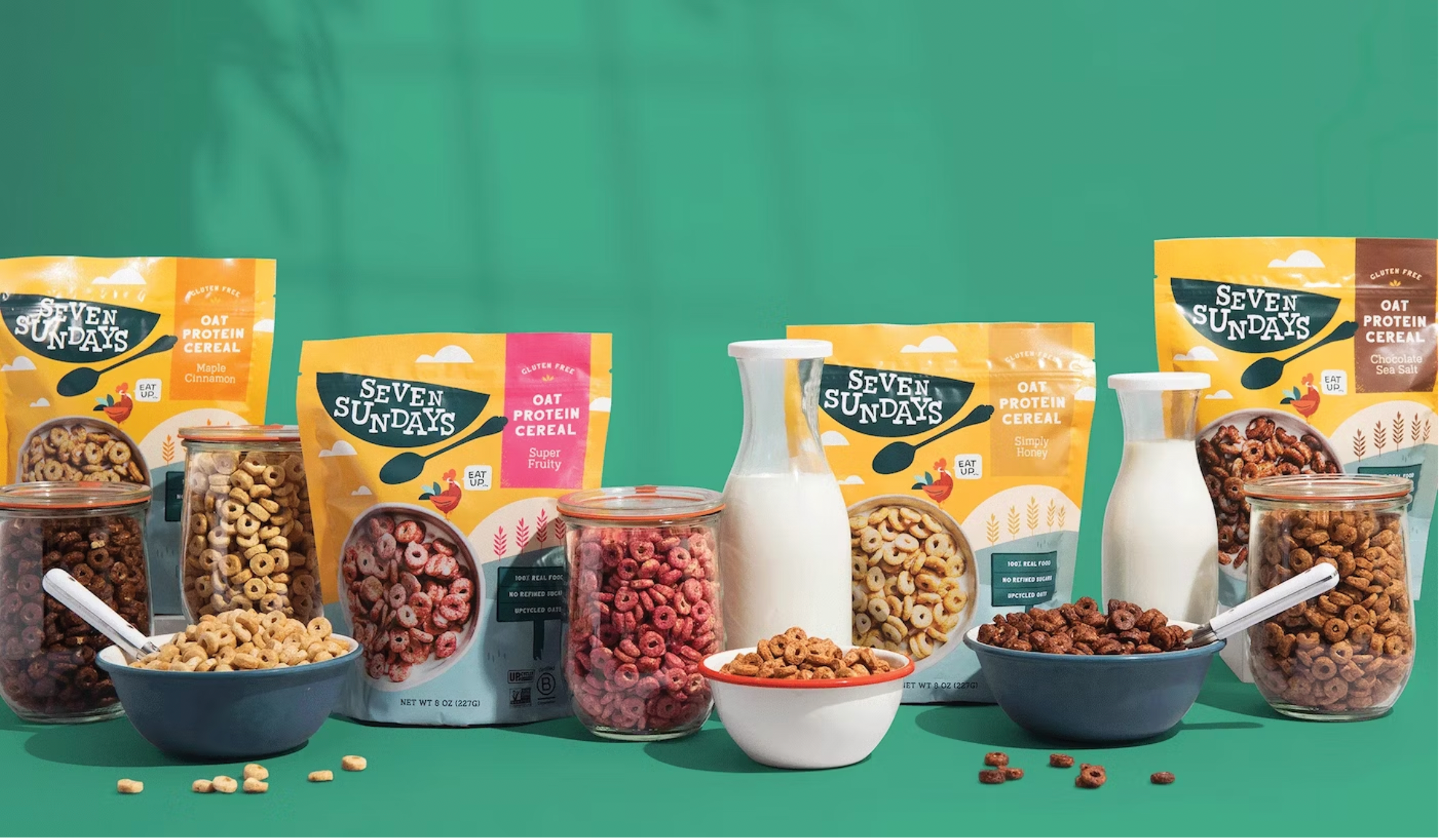 Seven Sundays desarroll&oacute; recientemente su cereal de prote&iacute;na de avena utilizando OatGold, una prote&iacute;na de avena en polvo rica en nutrientes reciclada de la producci&oacute;n de leche de avena de SunOpta.