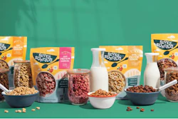 Seven Sundays desarrolló recientemente su cereal de proteína de avena utilizando OatGold, una proteína de avena en polvo rica en nutrientes reciclada de la producción de leche de avena de SunOpta.
