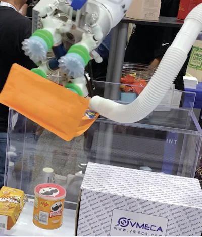 Robótica de embalaje: Magic Gripper, herramienta robótica de extremo de brazo de VMECA