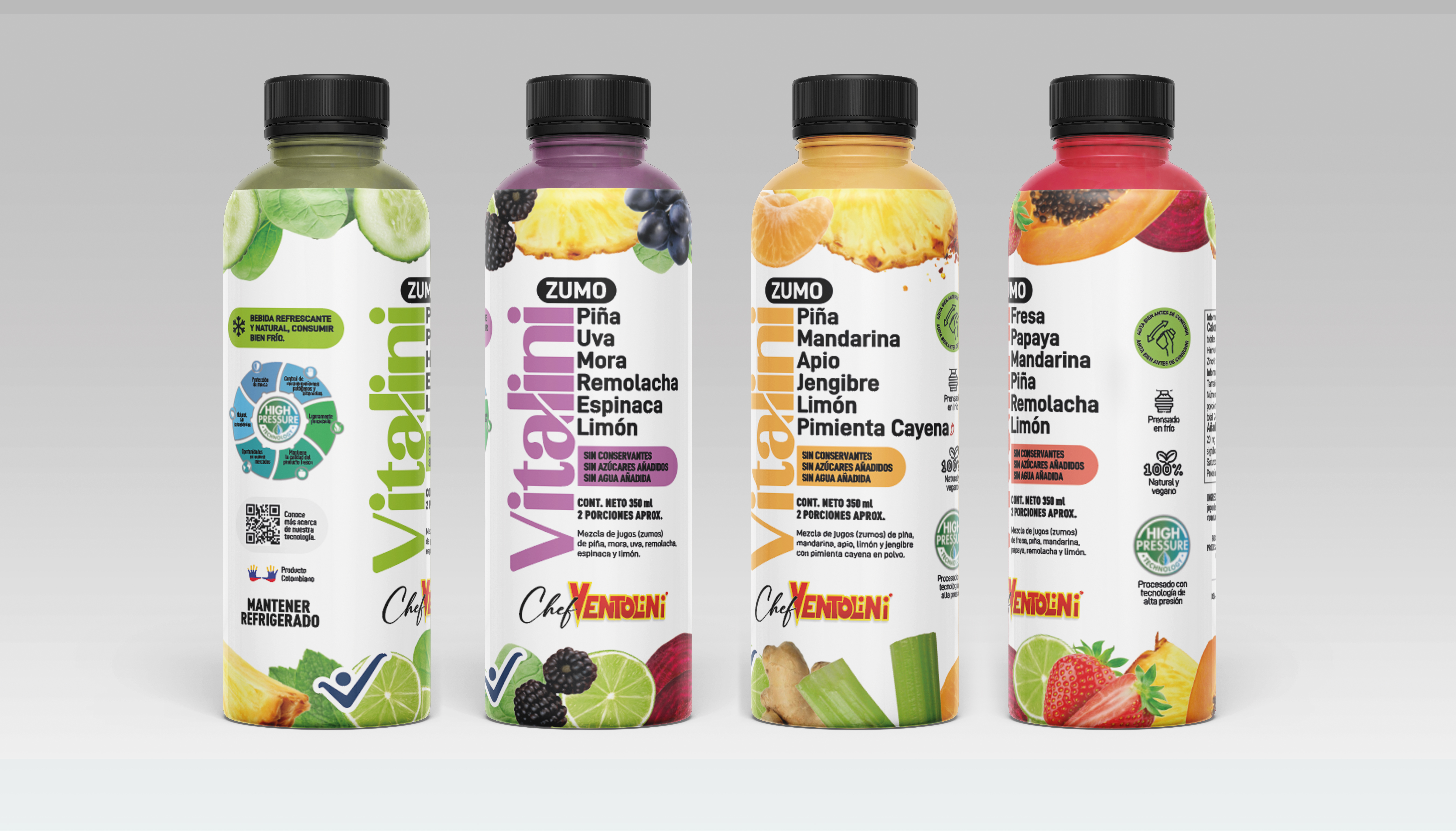 La tecnolog&iacute;a HPP le ha permitido a Ventolini incursionar de manera innovadora en la producci&oacute;n de jugos verdes y comidas preparadas, sin conservantes.