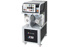 Prensa digital X350, de Afinia Label.