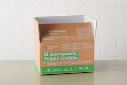 El nuevo embalaje de Lantmännen Unibake elimina la bolsa de LDPE que contenía las hogazas de pan congeladas dentro del envase de cartón corrugado y, en su lugar, incorpora un papel de barrera en el interior de la caja que protege contra la grasa y la humedad.