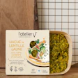 L’Atelier V de Francia tiene en el mercado una mezcla de lentejas amarillas con coco, curry, cilantro y cúrcuma, como muestra de un procesamiento de nivel gourmet por debajo de lo que se considera como ultraprocesado.