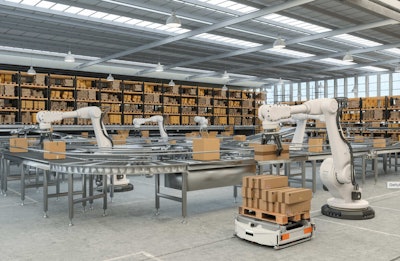 Tres desafíos al integrar robots de fin de línea en las operaciones de empacado: programación de robots, necesidad de robustez y flexibilidad, integración y coordinación con otros sistemas.