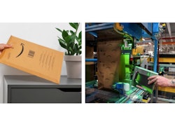 Amazon cambia cajas por sobres de papel.