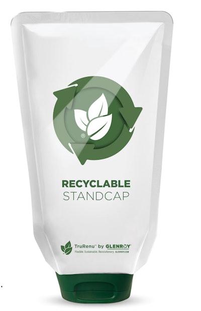 empaque flexible STANDCAP reciclable de Glenroy