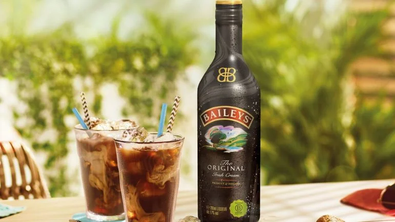 botellas de aluminio de Baileys