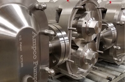 Bombas ZP3: Caracterizadas por su diseño patentado de sello frontal, caja de engranajes en acero inoxidable 304 y ejes en 17-4h para mayor resistencia.