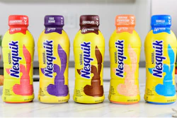 Los siete sabores de Nesquik estarán disponibles con la nueva etiqueta reciclable retráctil en junio de este año.