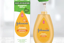 Las nuevas cajas de Johnson's Baby Refill incluyen indicaciones visuales e instrucciones para rellenar el empaque original.