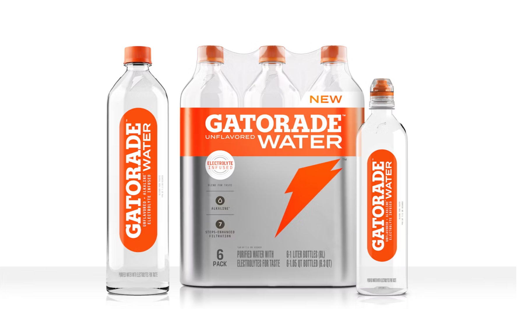 Gatorade Water se present&oacute; en febrero y est&aacute; disponible en dos tama&ntilde;os (1 litro y 700 ml con tapa deportiva) tanto en l&iacute;nea como en tiendas de todo el pa&iacute;s.