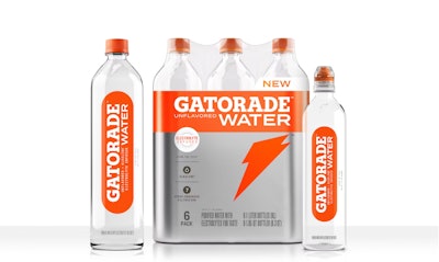 Gatorade Water se presentó en febrero y está disponible en dos tamaños (1 litro y 700 ml con tapa deportiva) tanto en línea como en tiendas de todo el país.
