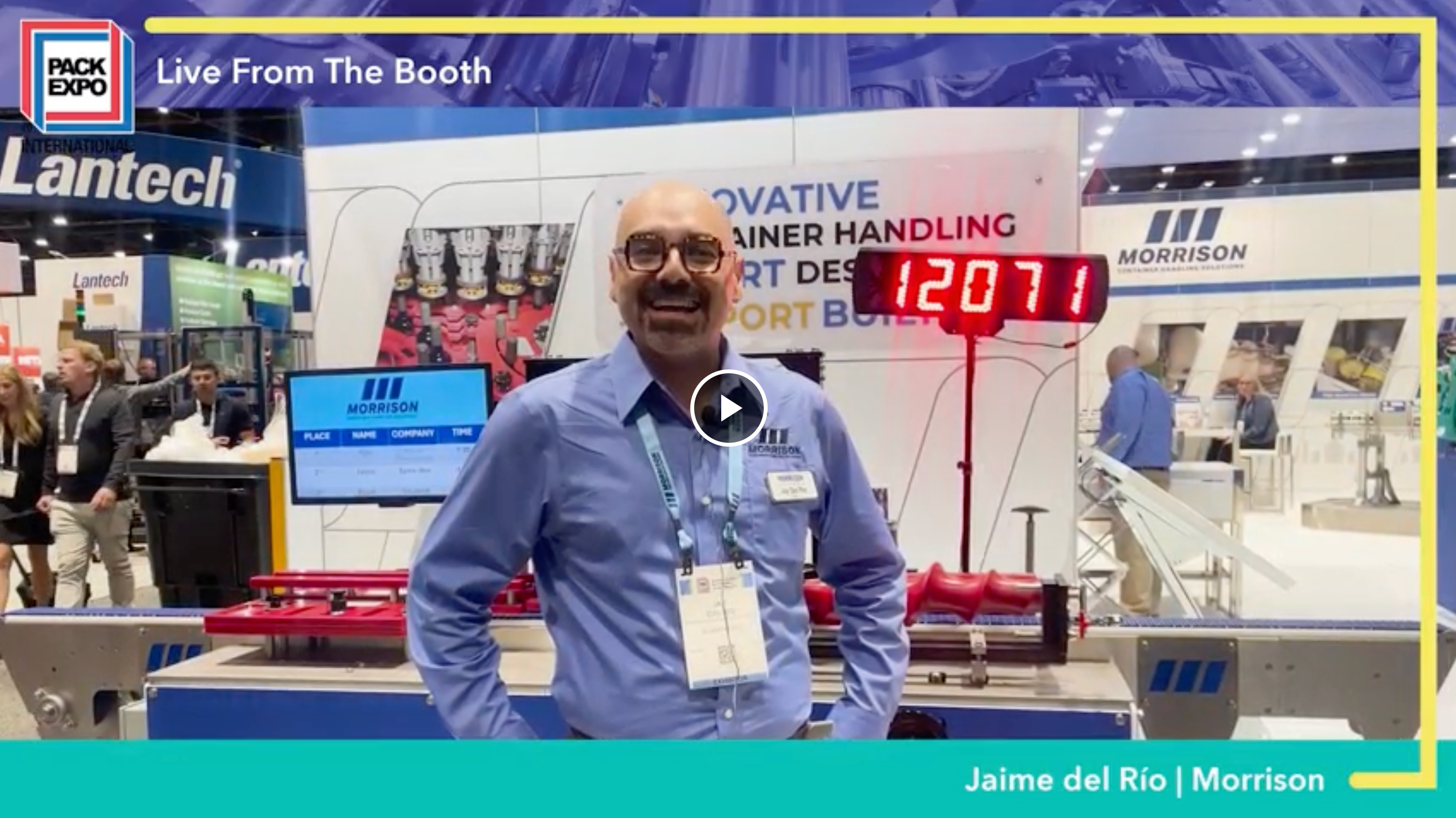 Jaime del R&iacute;o Gerente de cuentas para Am&eacute;rica Latina Morrison Container Handling Solutions