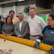 La inauguración de la planta ampliada de PetStar contó con la presencia de directivos de Arca Continental, PetStar y autoridades del estado de San Luis Potosí.