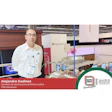Sales executive at Sigmapack booth during Expo Pack 2025 trade show in Guadalajara