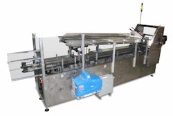 La encartonadora MK-SML de permite carga manual rápida, cambio de formato ágil y manejo preciso de cartones con cierre por pegado o inserción.