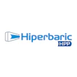 Hiperbaric HPP corporate logo in blue and white