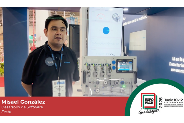 Misael Gonz&aacute;lez, miembro del equipo de Desarrollo de Software de Festo