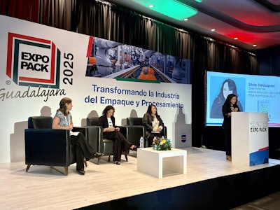 La Feria Expo Pack Guadalajara 2025, Organizada Por Pmmi, Tuvo En Su Segundo Día Del Programa De Conferencias Magistrales El Panel Mujeres En Constante Evolución, Liderando En Tecnologías Transformadoras De Empaque Y
