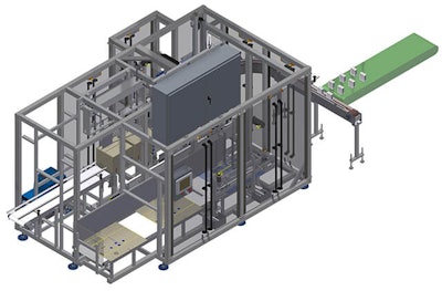 Transpacktor de AFA Systems: plataforma avanzada para el encajado eficiente y flexible de botellas.