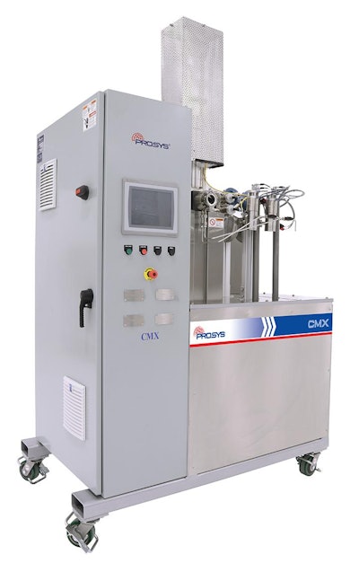 Custom Mix System (CMX), sistema en línea de mezcla y llenado preciso para múltiples aditivos, de ProSys Fill.