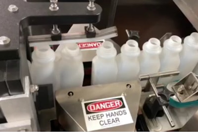 Enjuagadora de aire ionizado de Carleton Helical Technologies.