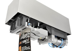 El modelo FPA4500EM de Rinco Ultrasonics es la primera selladora de bolsas por servomotor en la industria, con control dinámico y bajo consumo energético.