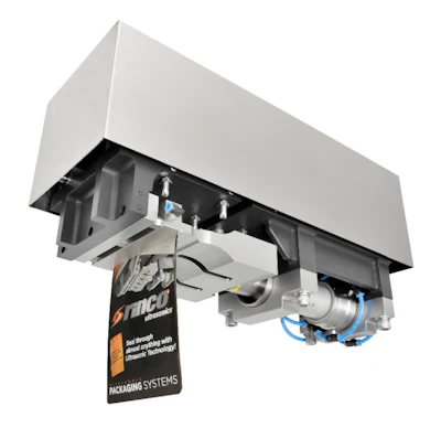 El modelo FPA4500EM de Rinco Ultrasonics es la primera selladora de bolsas por servomotor en la industria, con control dinámico y bajo consumo energético.