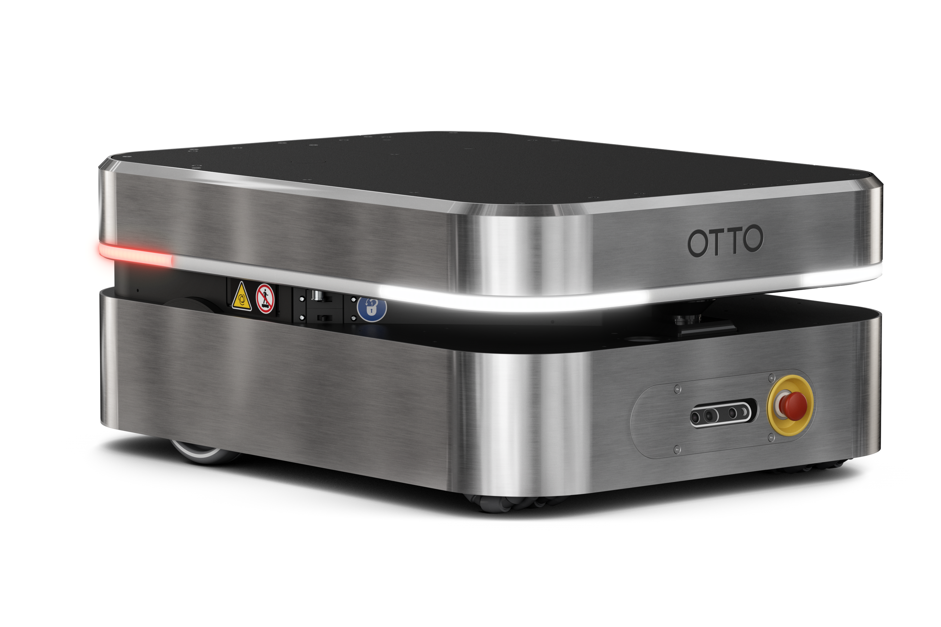 Flota de AMR OTTO 100, 600 y 1500 de Rockwell Automation en acci&oacute;n en PACK EXPO Las Vegas 2025.