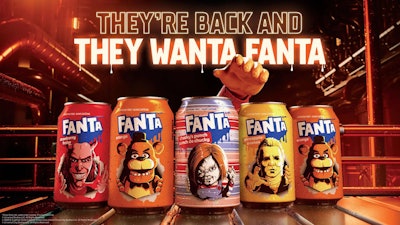 Chucky, Freddy Fazbear, The Grabber y Michael Myers dejan sus películas para protagonizar la nueva campaña global de Fanta: “They Wanta Fanta”.