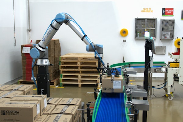 El sistema robótico instalado por IGPS marcó un hito al convertirse en la primera celda de paletizado de Robotiq implementada en Colombia.