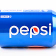 Blue Pepsi soda can with classic brand logo