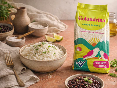 La eliminación del product shot en Arroz golondrina permitió construir un lenguaje visual propio y replantear la forma de reconocimiento en la categoría.