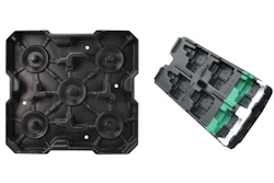 Empaques termoformados reutilizables de ORBIS optimizan el manejo de piezas con alta densidad, separación precisa y adaptación a sistemas automatizados.