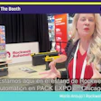 Woman presenter at Rockwell Automation booth during Pack Expo Chicago trade show demonstration