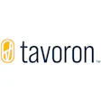 Tavoron logo featuring gold icon and navy blue text wordmark