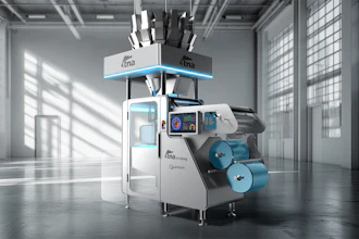 tna Quantum medical or laboratory device with blue accents displayed in modern industrial facility